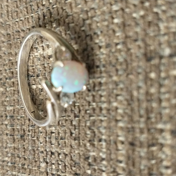 Colorful opal ring - Picture 5 of 6